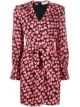 Image 1 of Rebecca Vallance hotel heart print mini dress