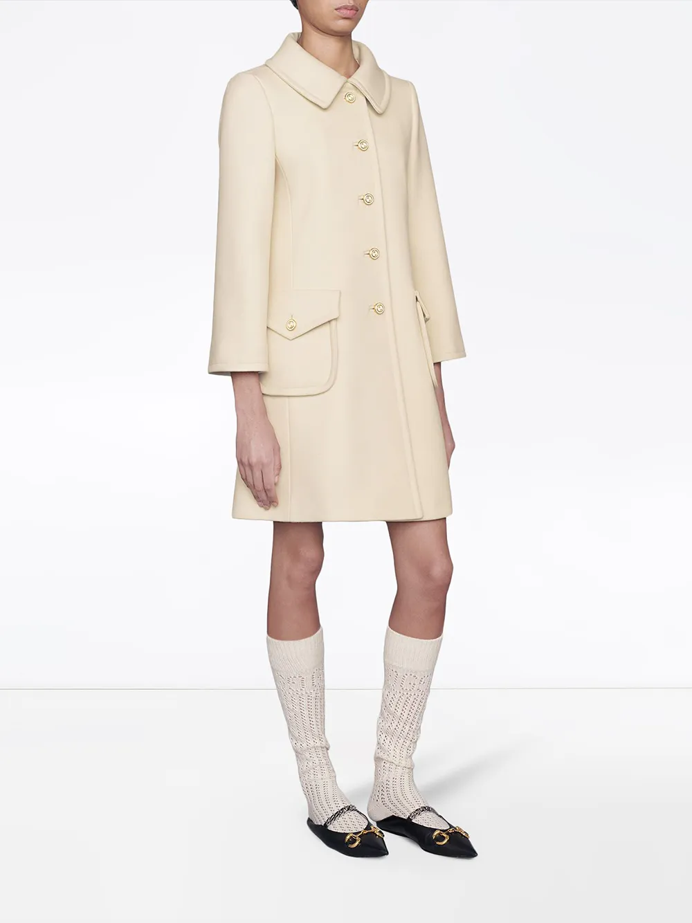 Image 2 of Gucci single-breasted midi coat