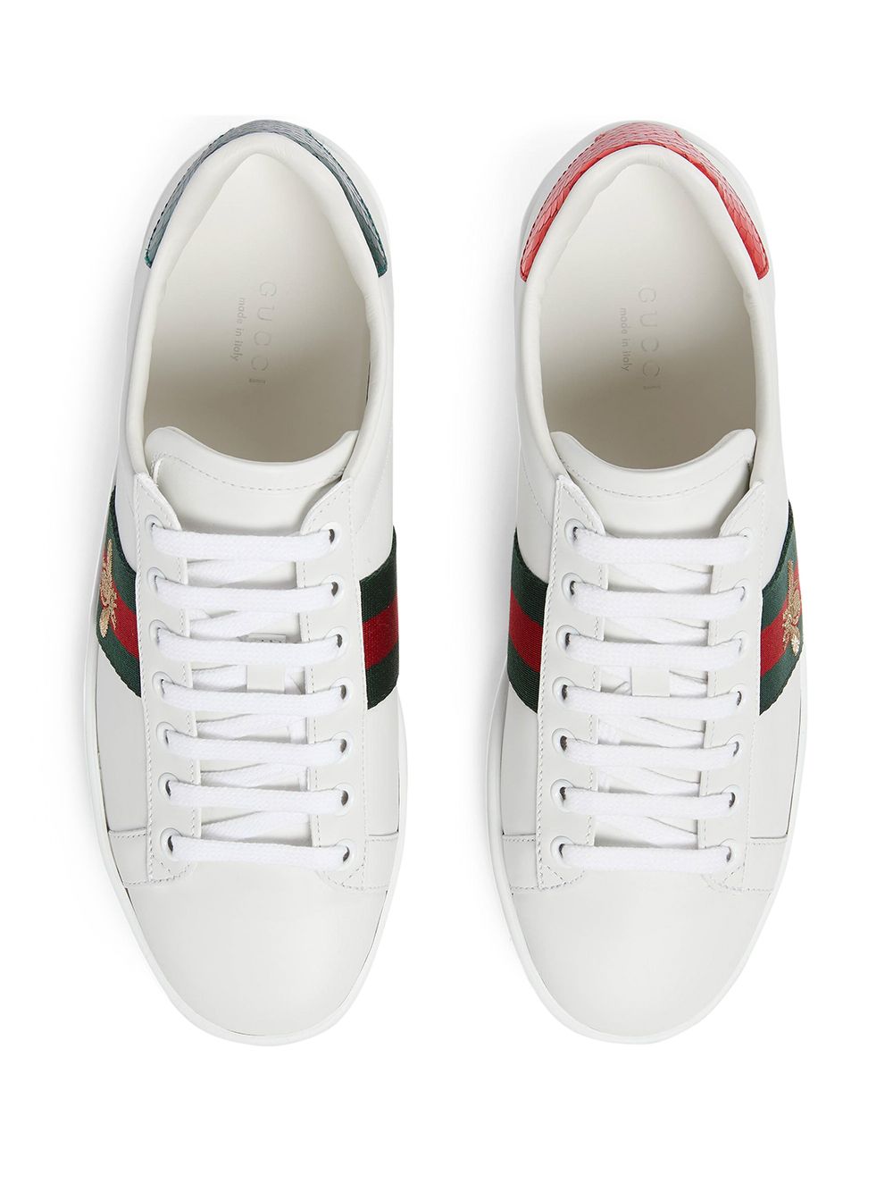 Gucci Embroidered Ace Sneakers Farfetch