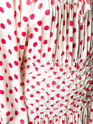 polka-dot print dress展示图