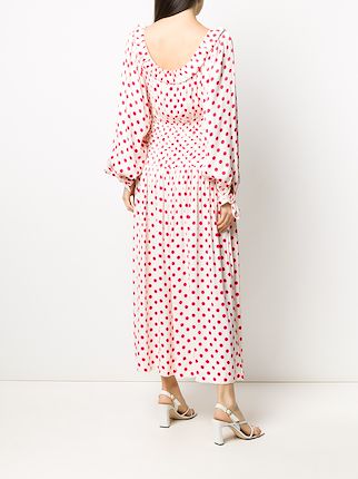 polka-dot print dress展示图