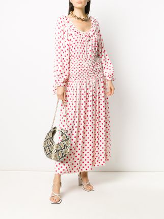 polka-dot print dress展示图