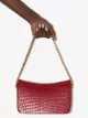 Saint Laurent Elise crocodile-effect shoulder bag