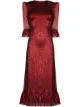 Image 1 of The Vampire's Wife metallic ruffle detail dress