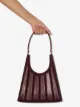 STAUD panelled leather tote bag