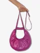 STAUD gathered leather tote bag
