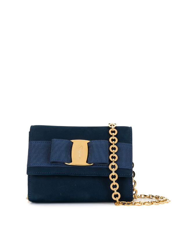 ferragamo blue bag