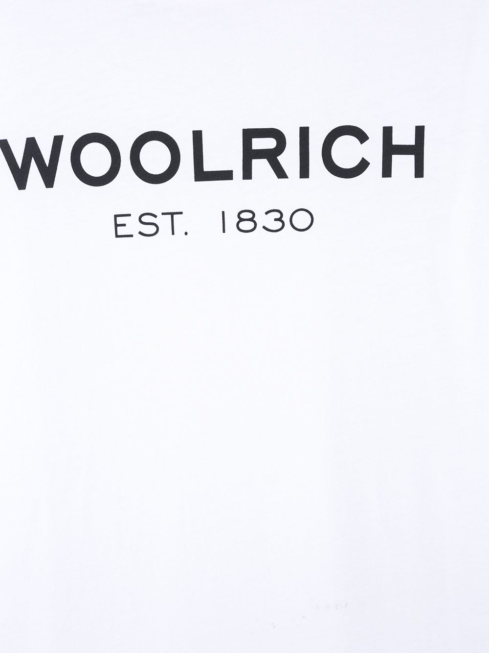 фото Woolrich kids teen logo print t-shirt