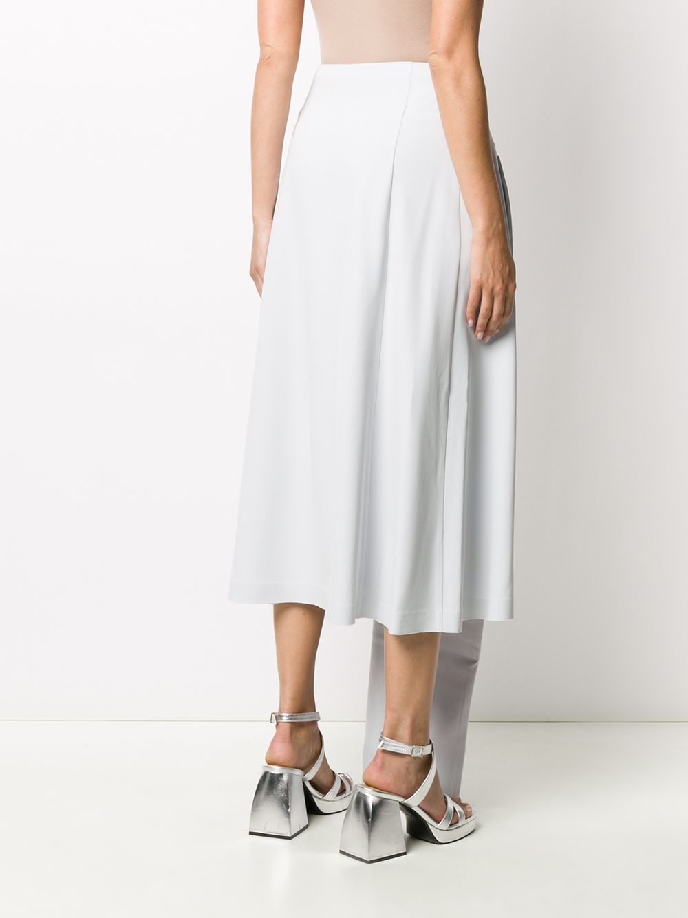 фото Off-white юбка с драпировкой и логотипом