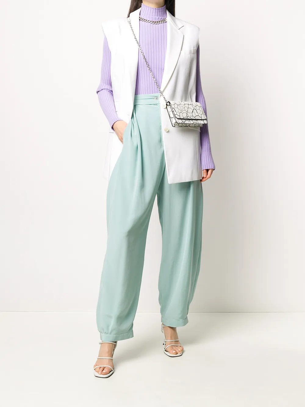 Maison Margiela cracked-effect clutch | Image 2