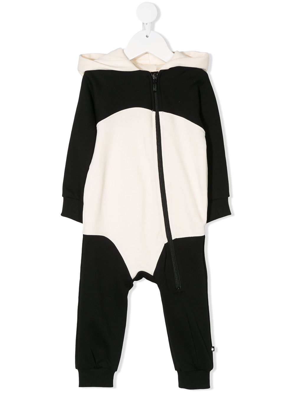 фото Molo kids panda ears zipped romper