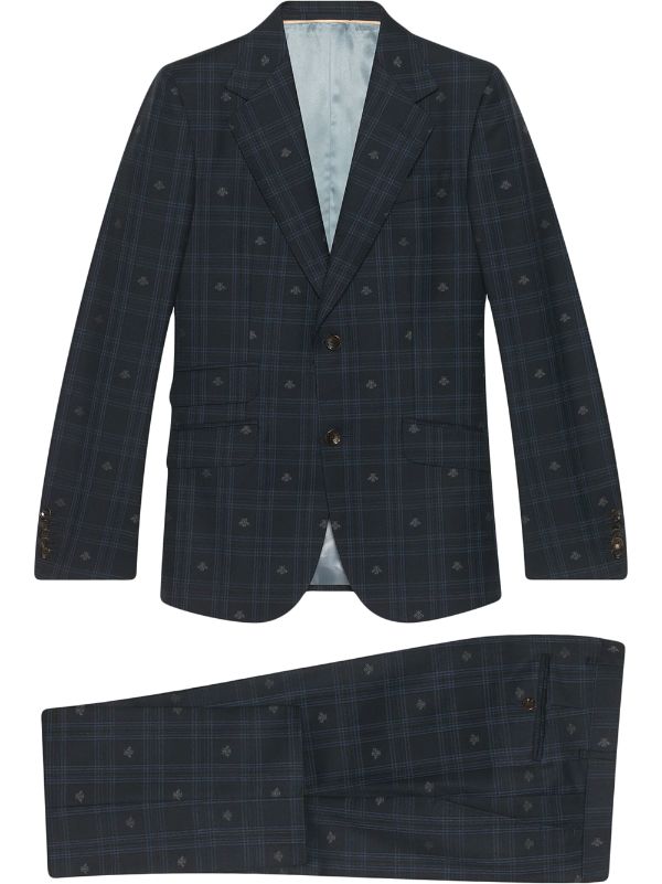 Gucci Heritage Bee checked suit 