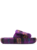 Natasha Zinko x Duo Volume slippers - Purple