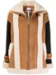 Image 1 of SJYP shearling panelled jacket
