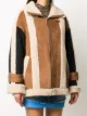 SJYP shearling panelled jacket