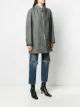 Jejia raglan-sleeves chevron coat