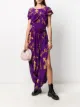 Image 2 of Simone Rocha St Malachy-print draped dress