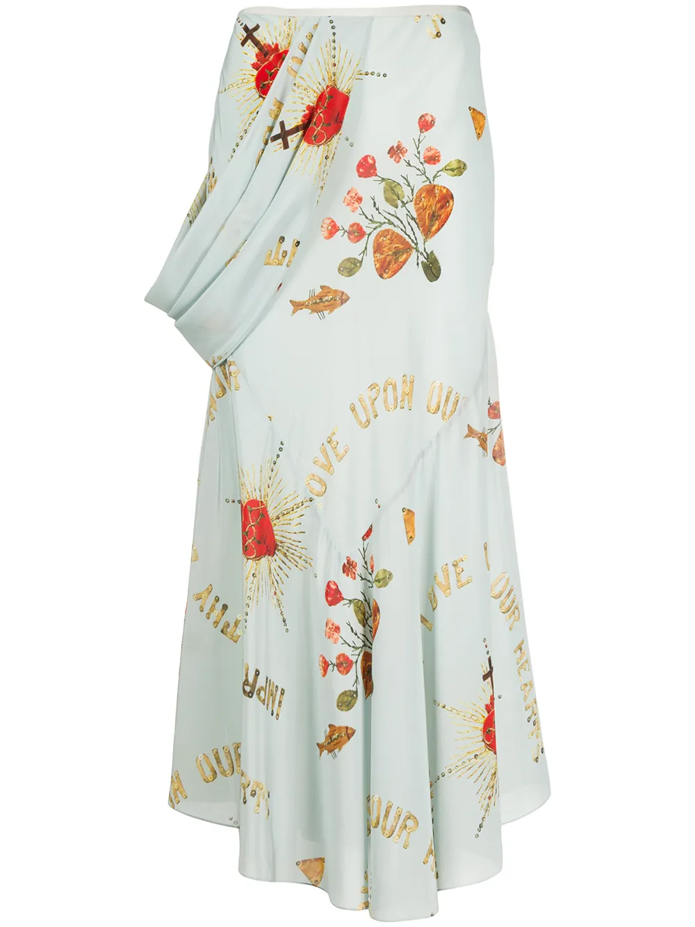 Simone Rocha Rock Mit Herz-Print 0taiP tKFAk Simone Rocha Rock Mit Herz-Print 0taiP tKFAk