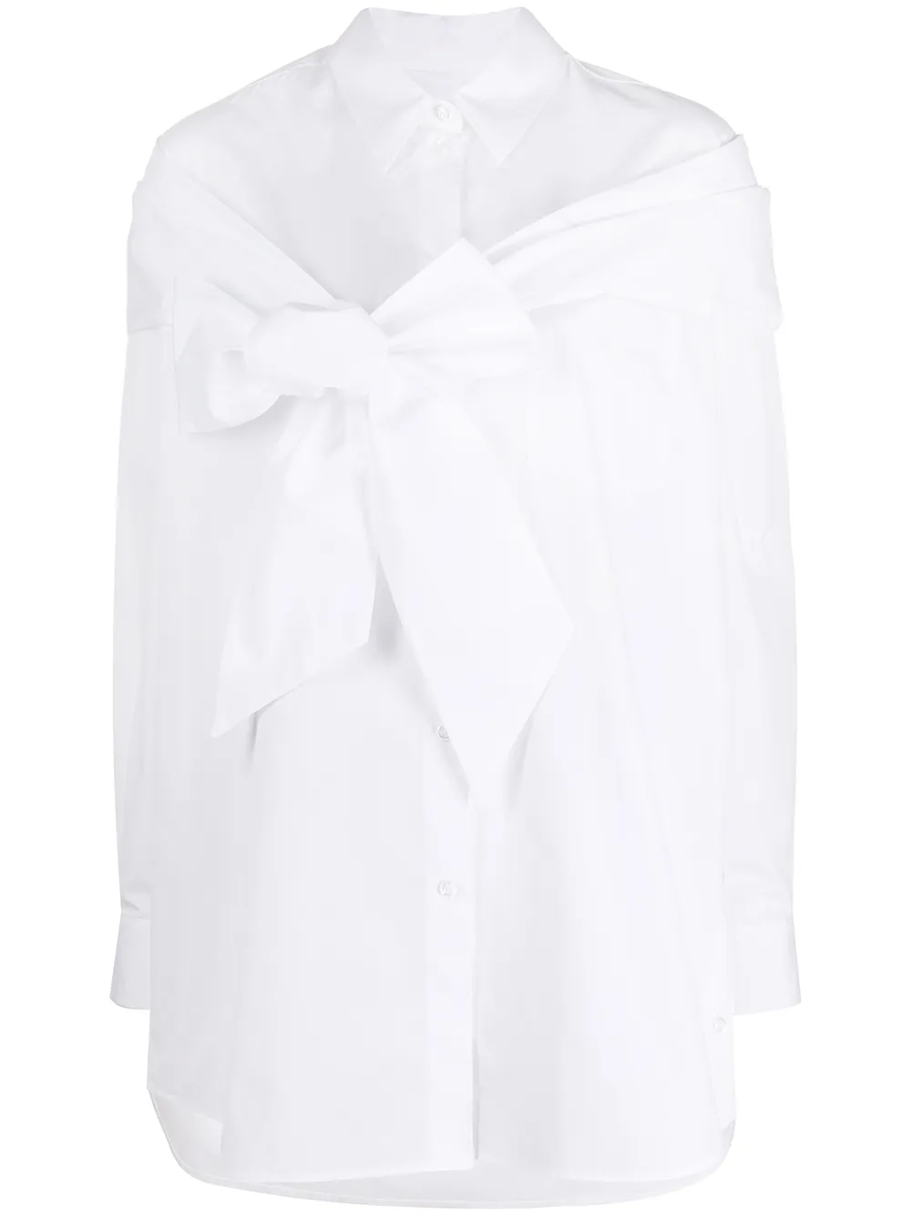Simone Rocha pussy bow shirt | White | Image 1