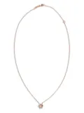 Suzanne Kalan 18k rose gold Flower diamond necklace - Pink