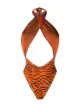Image 2 of Reina Olga wrap front swimsuit