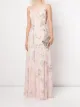 Image 2 of Marchesa Notte Bridesmaids floral-print tulle sleeveless gown