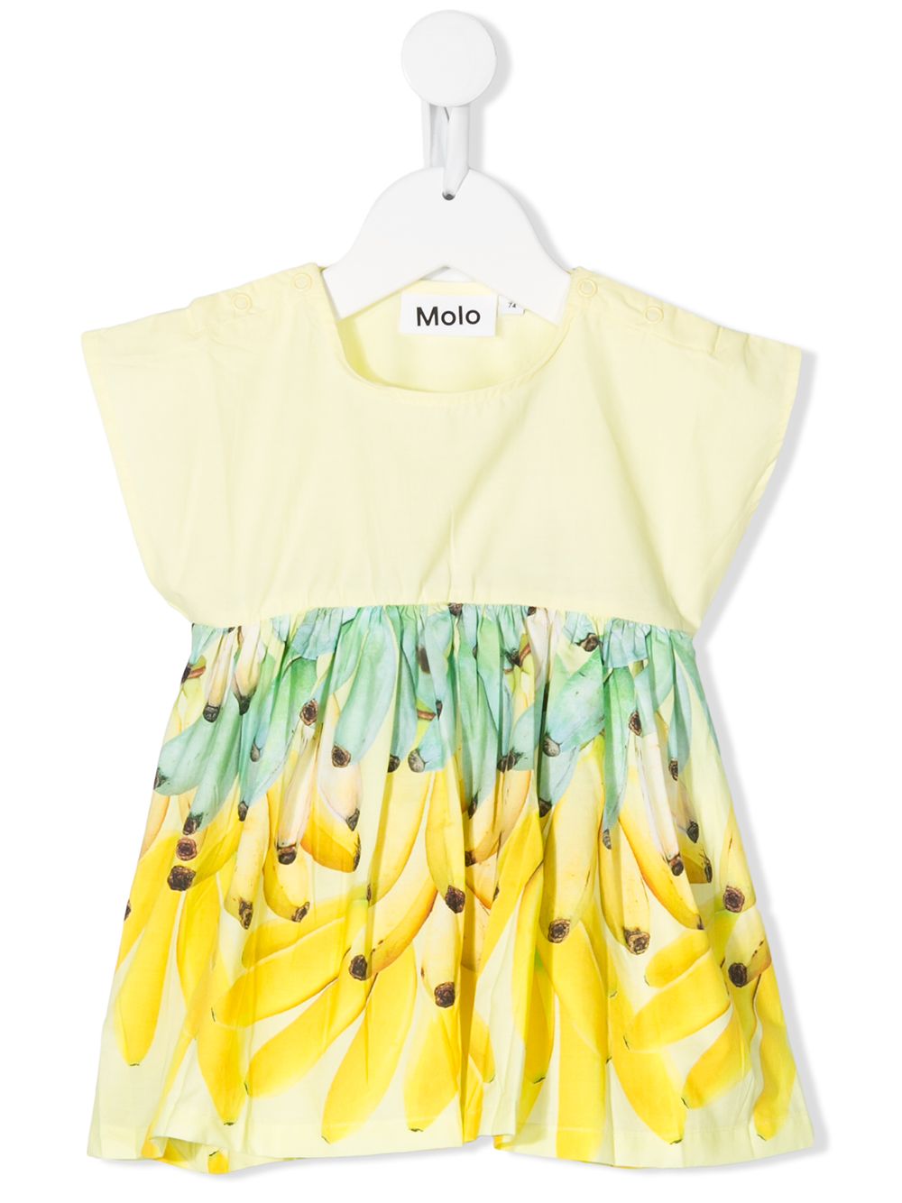 фото Molo kids banana-print short-sleeve blouse