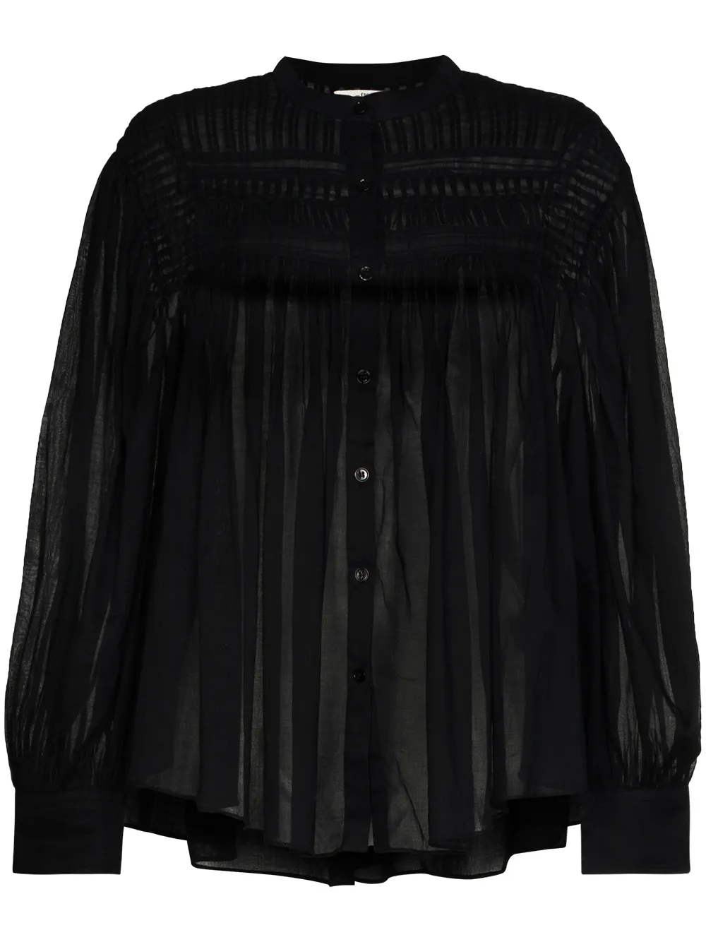 

Isabel Marant Étoile Plalia cotton-organza blouse - Black