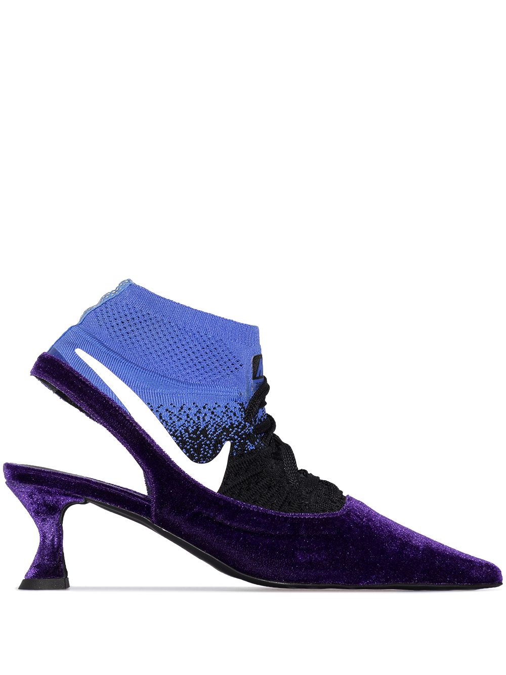 фото Ancuta sarca x nike purple sock insert pumps