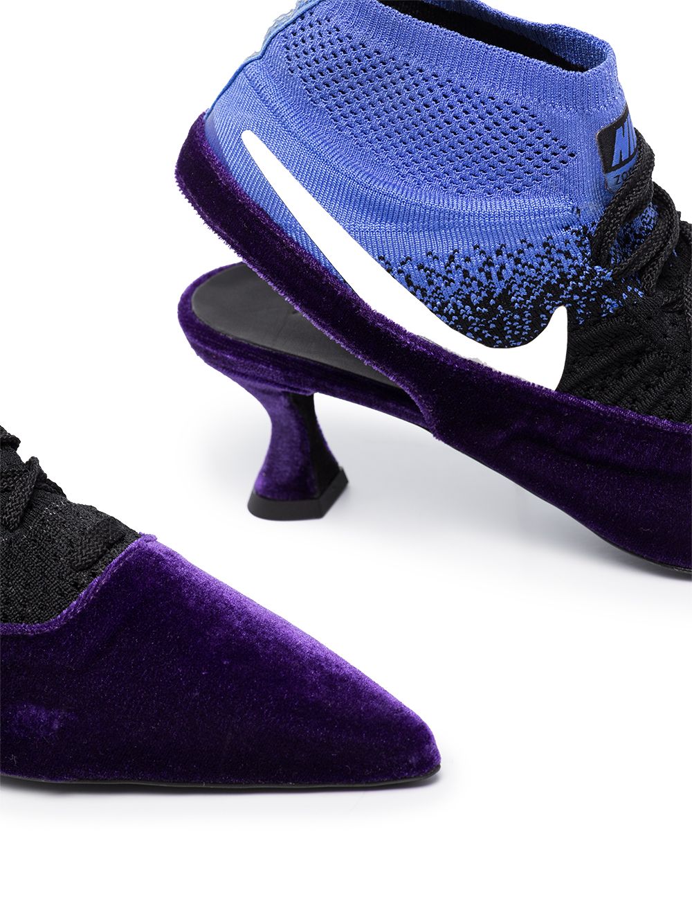 фото Ancuta sarca x nike purple sock insert pumps