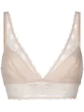 Wacoal lace triangle-cup bralette - Neutrals