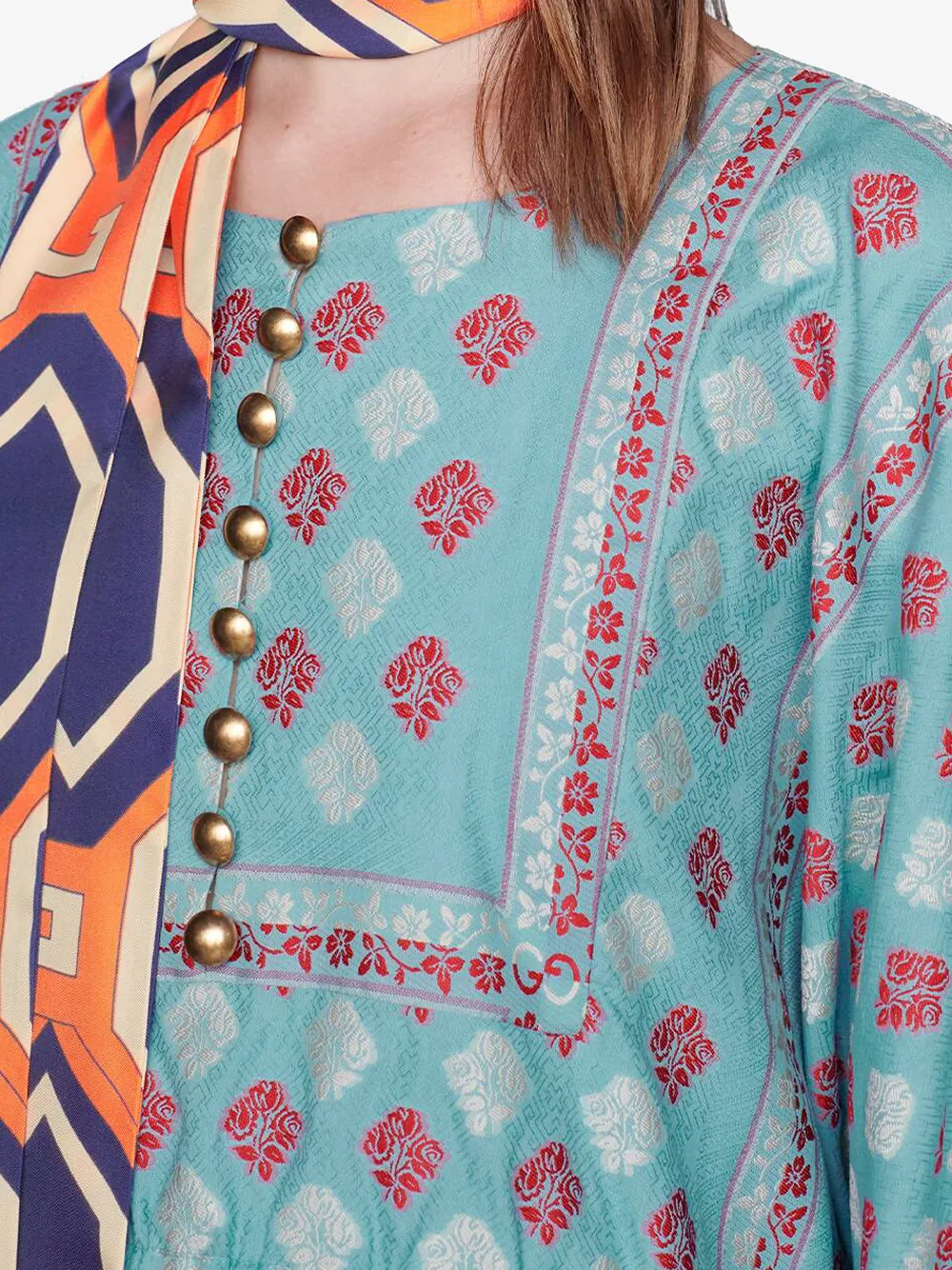 gucci kaftan dress