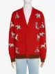 Gucci Hawaii animal pattern cardigan