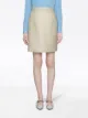 Gucci light lamé GG mini skirt