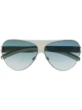 Mykita Franz oversized sunglasses - White