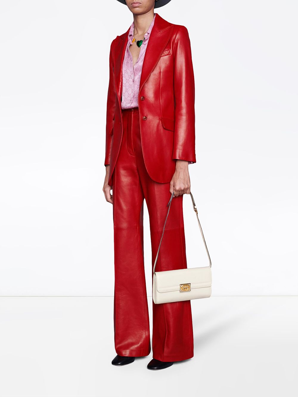 Gucci Lambskin Tailored Trousers - Farfetch