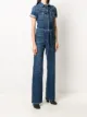FRAME Le Bardot denim jumpsuit