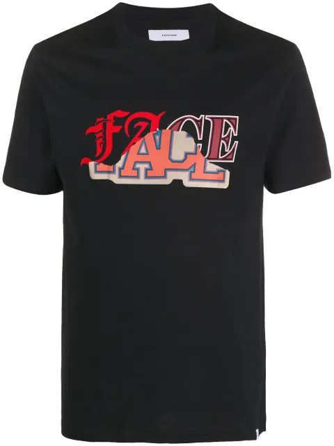 Facetasm typography print T-shirt