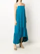 Gianluca Capannolo ruffled hem silk dress