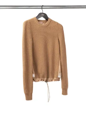 Drawstring Sweater in neutrals | N°21 