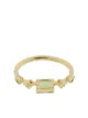 WWAKE 14kt yellow gold limited edition Vista green seafoam tourmaline and diamond ring
