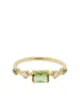 Image 1 of WWAKE 14kt yellow gold limited edition Vista green seafoam tourmaline and diamond ring