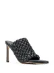 Image 2 of Bottega Veneta woven-strap mid-heel mules