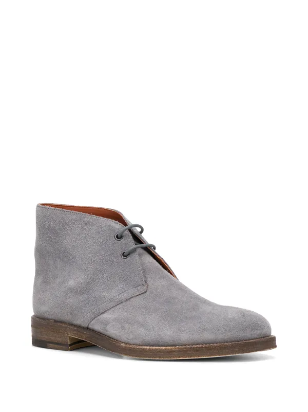 grey suede desert boots