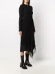 Nº21 Ribbed-Knit Side-Zip Dress