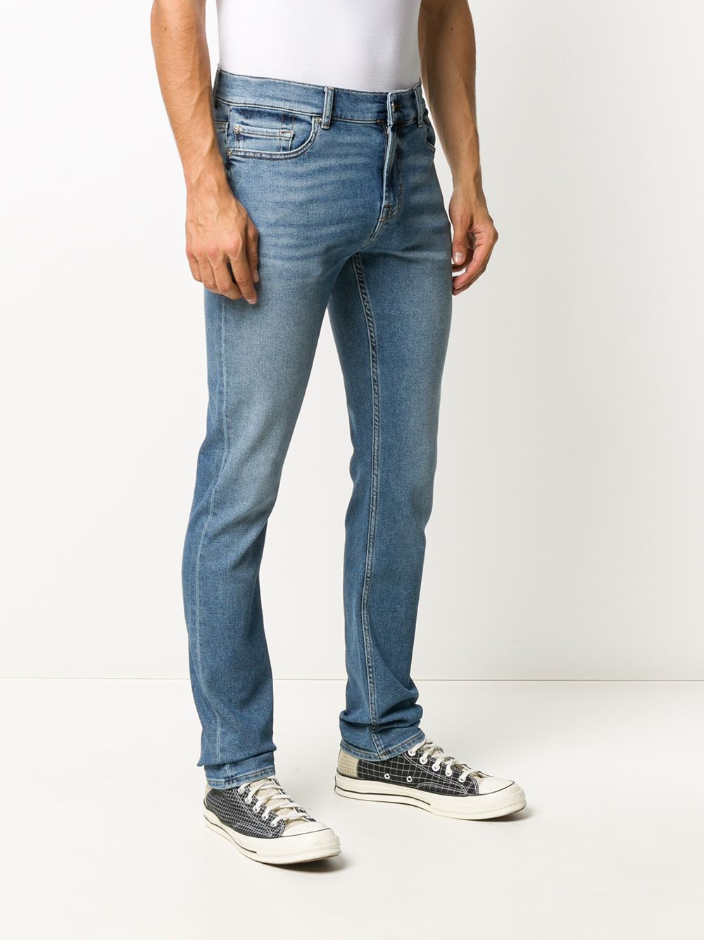 7 For All Mankind Ronnie Lux Performance Skinny Jeans - Farfetch