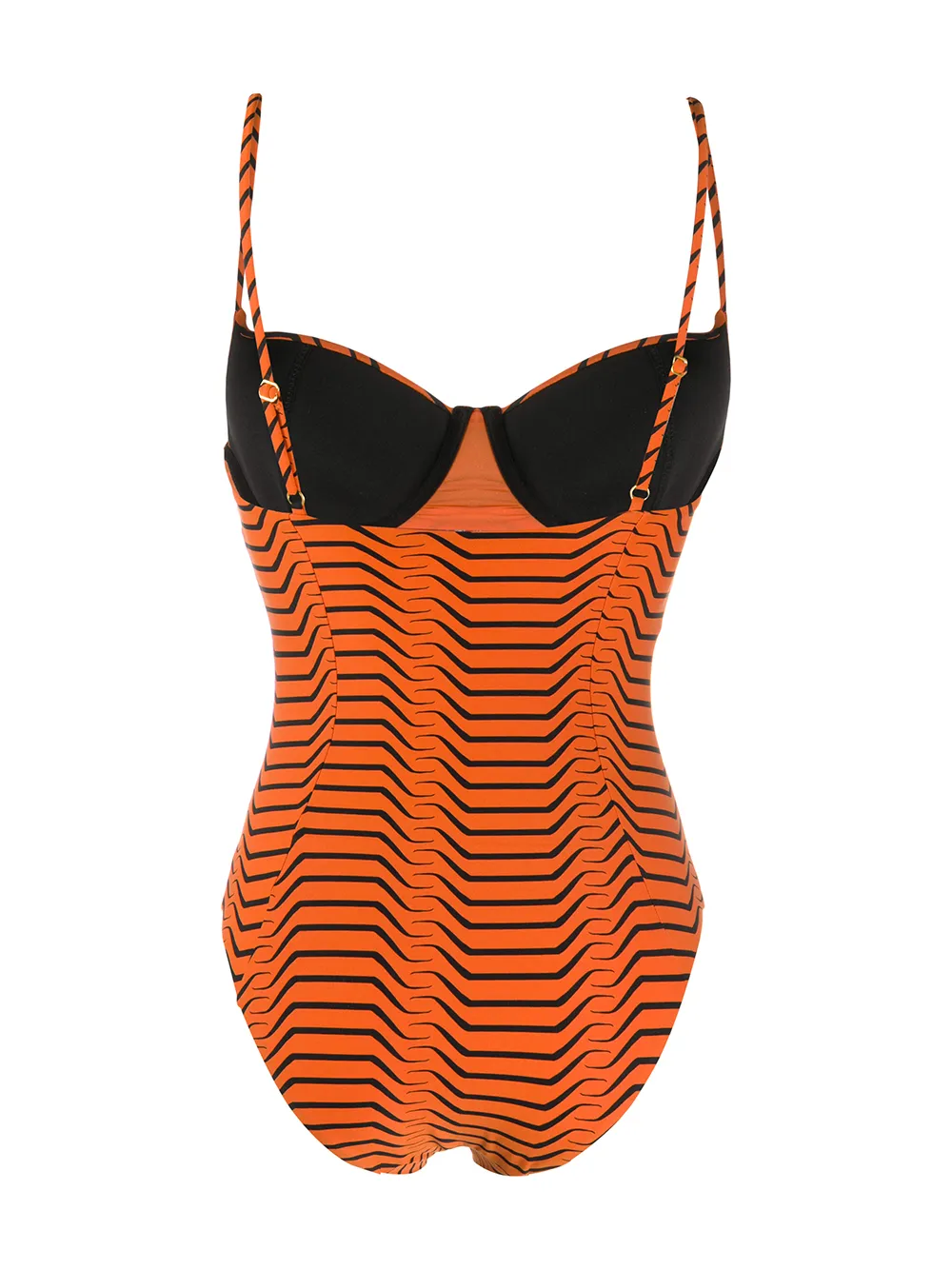 фото Dvf diane von furstenberg optical-print swimsuit