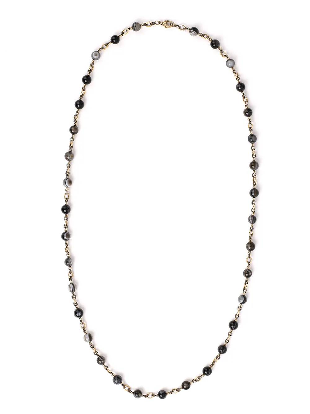

Sylva & Cie collar en oro amarillo de 18kt con cuentas de ágata - Dorado