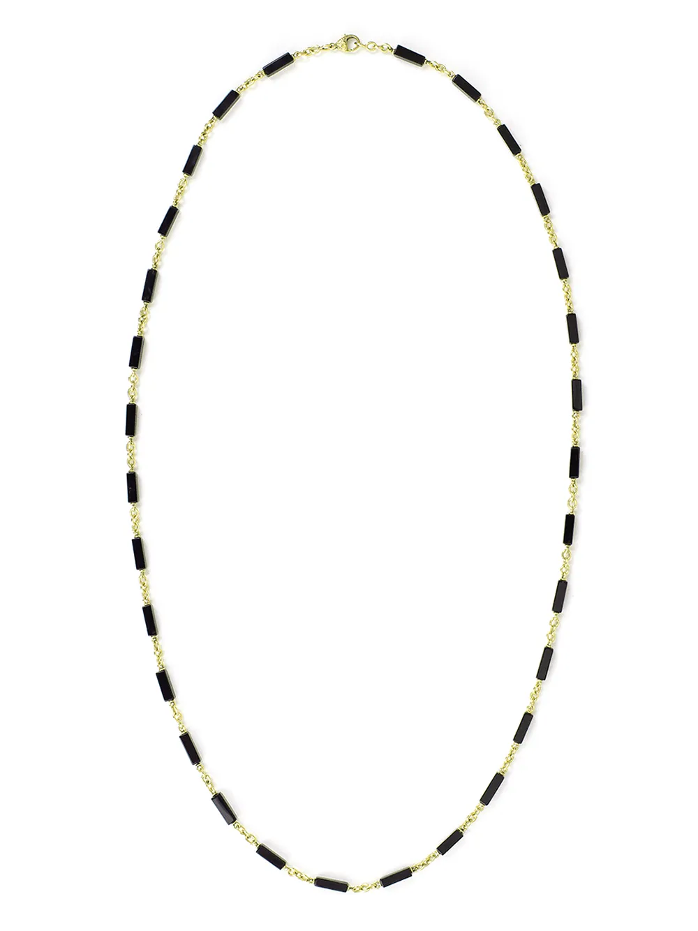 Sylva & Cie колье Lucca из желтого золота с ониксом