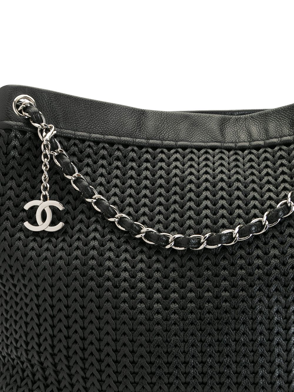 фото Chanel pre-owned сумка-тоут с логотипом cc